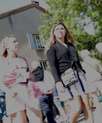 Hot chubby girl noticed by voyeur on street