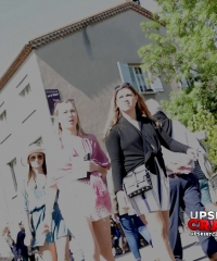 Pretty chubby girl spotted by voyeur