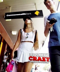 Voyeur snaps photo of beautiful teen's face